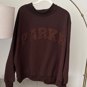 Parke Brown Monochrome Mockneck